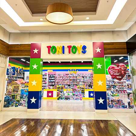Logo da loja toni toys